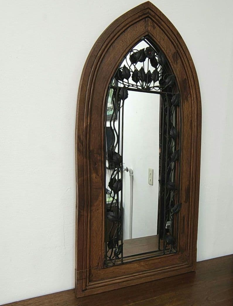 【Wooden Frame Mirror】木枠 ミラー 鏡