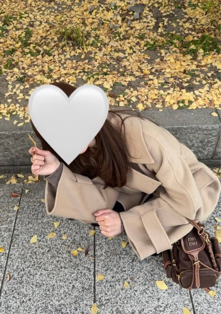 完売商品★新品未使用タグ付き　ウールリバーミドルAラインコート