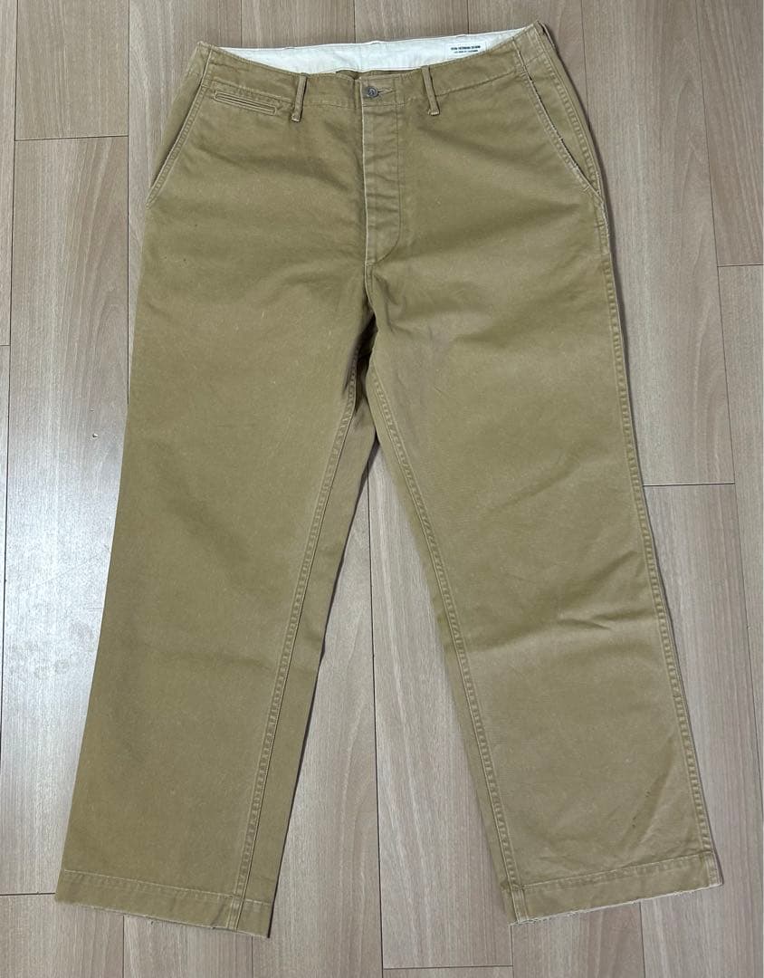 【極美品】RON HERMAN DENIM ダメージ加工 チノ ワークパンツ！