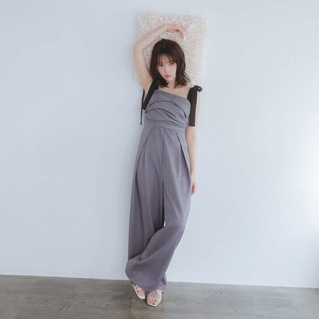 サロペット・オーバーオール・オールインワン andequal ribbon shoulder combination