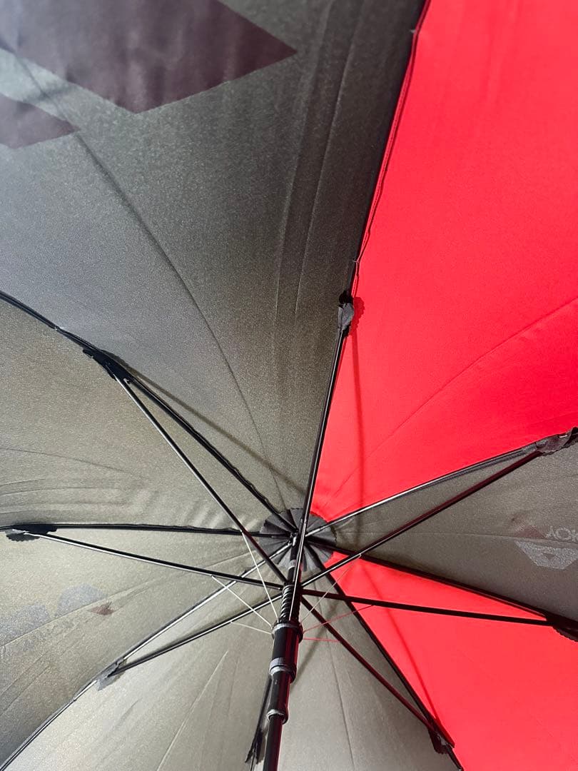 希少 YOKOHAMA ADVAN アドバン 傘 黒/赤 晴雨兼用