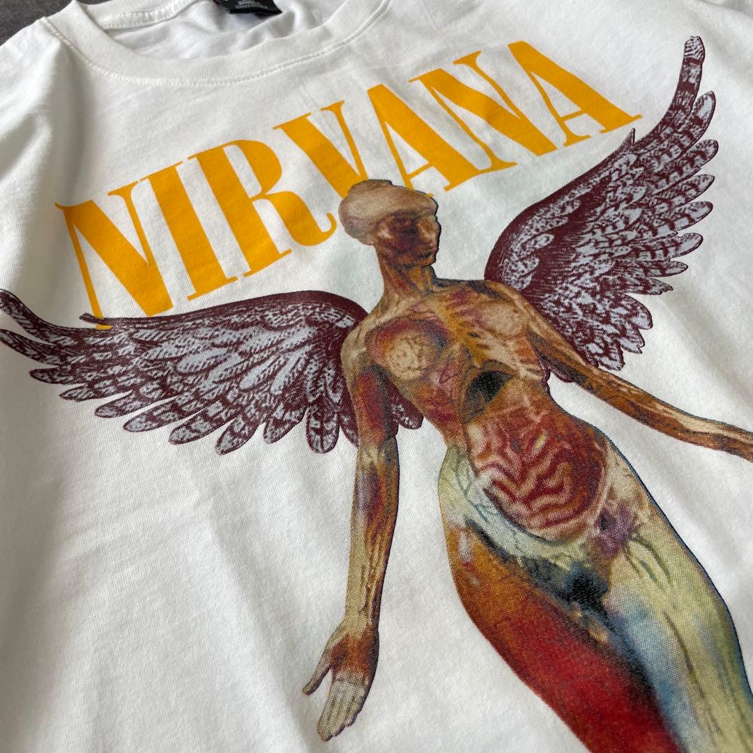 NIRVANA ニルヴァーナ IN UTERO L/S Tシャツ バンドTEE