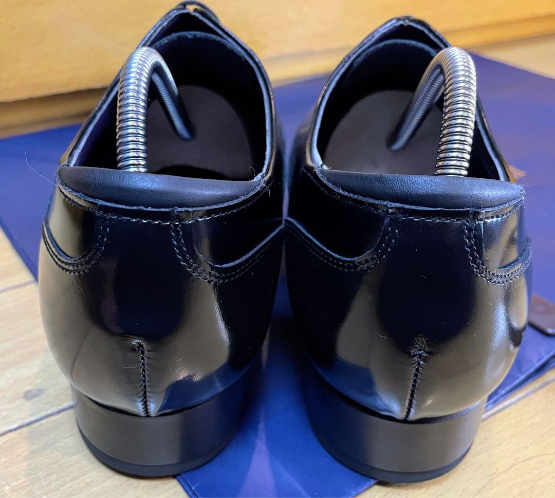 新品リーガル皮革レザーシューズストレートチップスクラッチタフレザー24.5