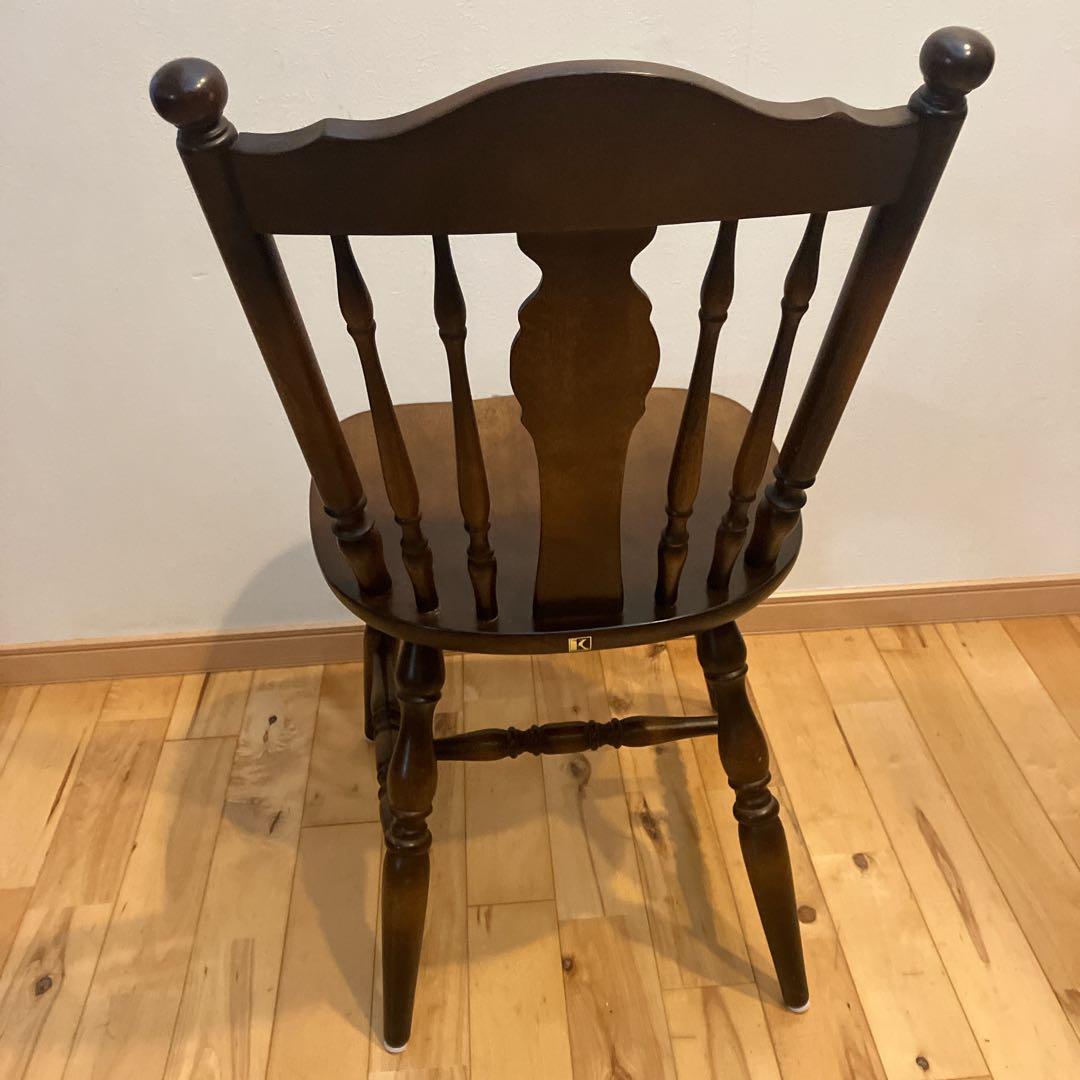 飛騨産業　キツツキ　ビンテージ　木製の椅子　ウィンザーチェア