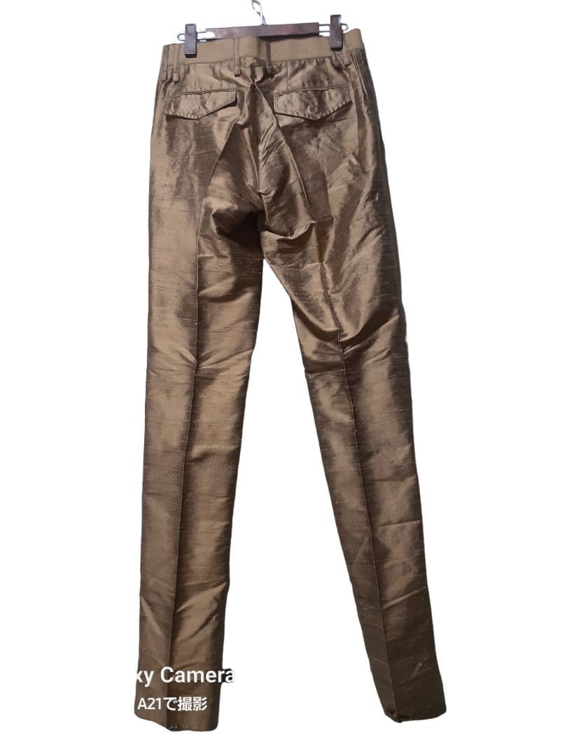 希少！ドルチェ&ガッバーナ/黄金/シルク地/デザイン/スーツ/セットアップ/L