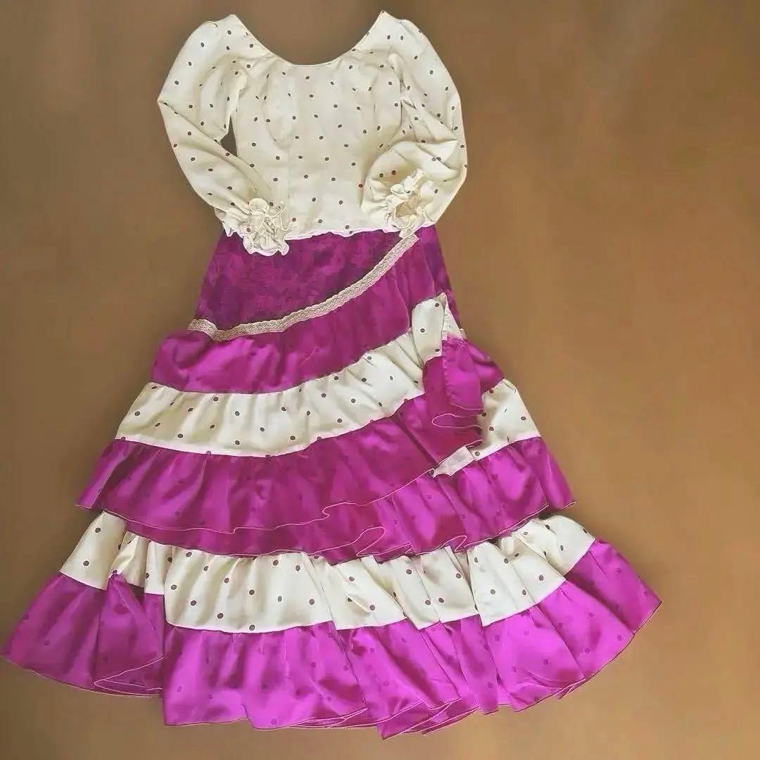 美品　フラメンコ衣装マリキータツーピース