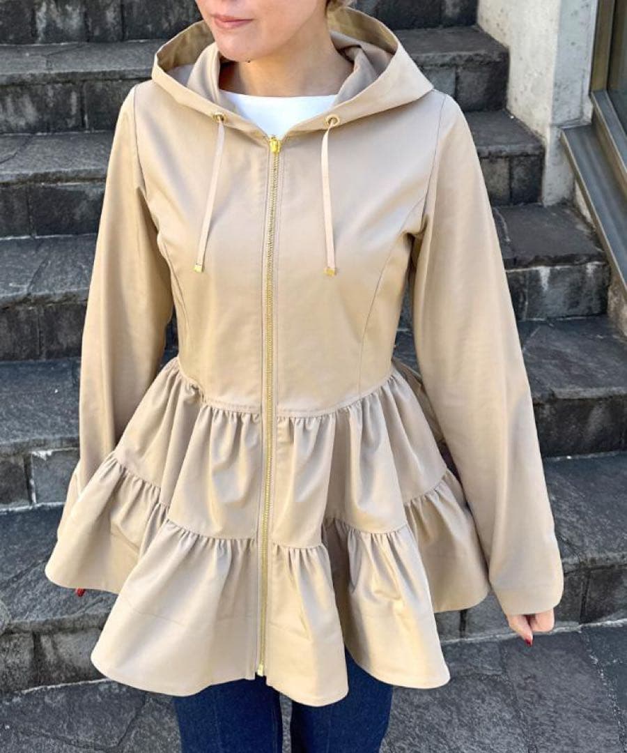 JENNE 立体ティアードブルゾン