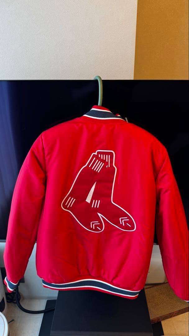 BOSTON RED SOX リバーシブルスタジャン 中綿