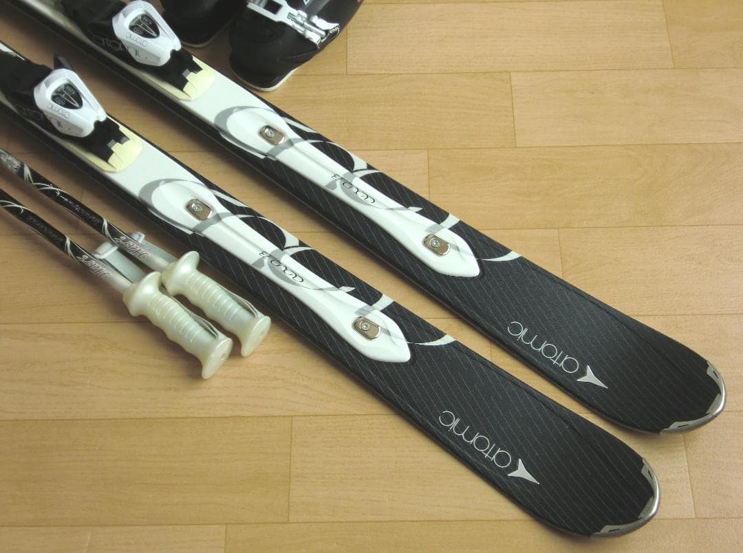 ■■送料無料■ATOMIC■女性用スキーセット■板159■メンテ付■■