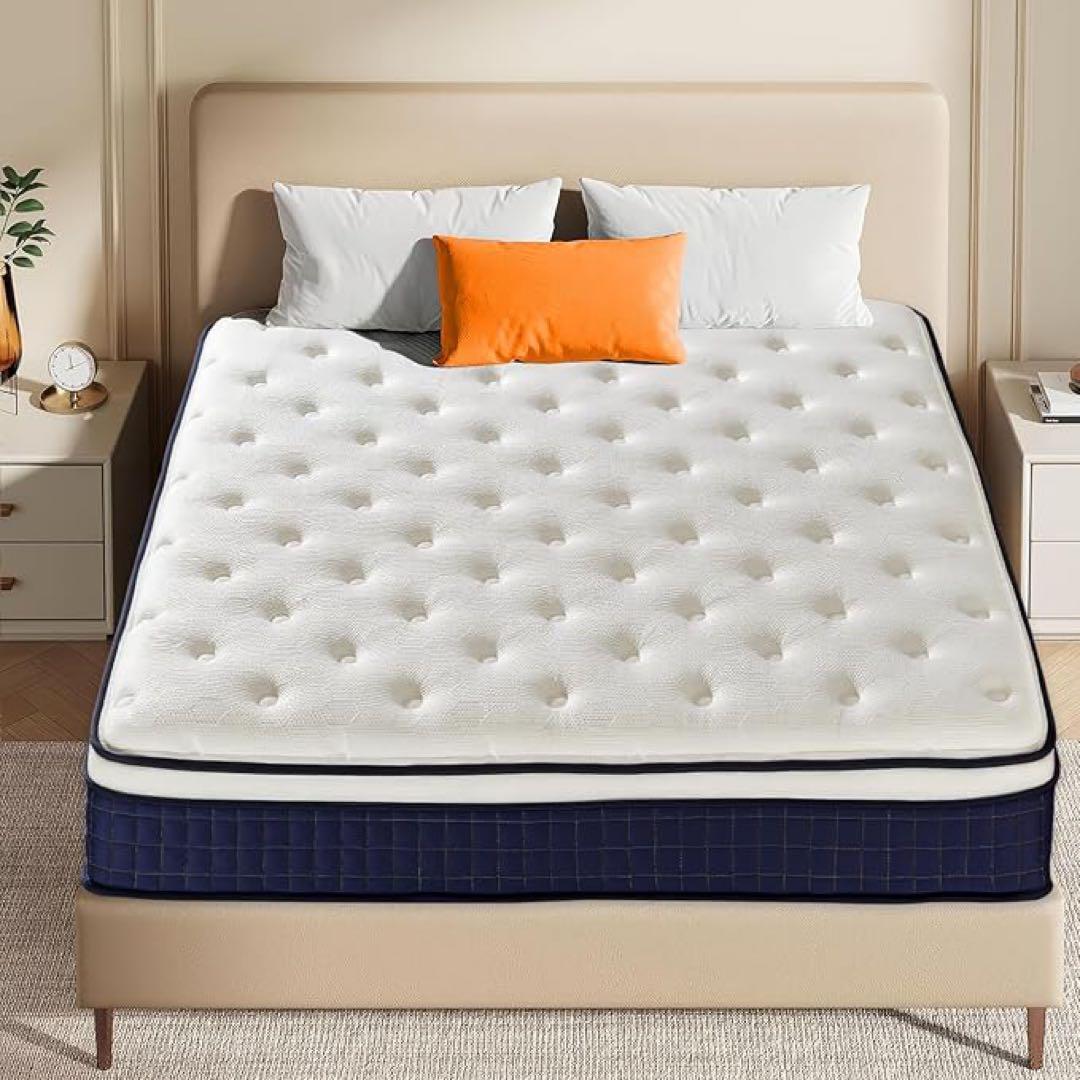 新品 マットレス　シングルサイズ ポケットコイル 厚さ25cm 高反発 360N