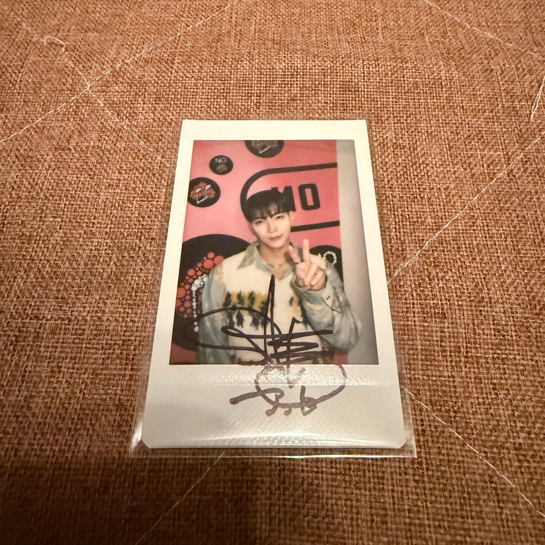 2PM JUN.K サイン入り ポラロイド チェキ 写真
