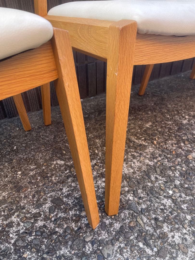 【引取限定】大塚家具　シネマ　木製ダイニングチェア 4脚セット　椅子　葛飾区