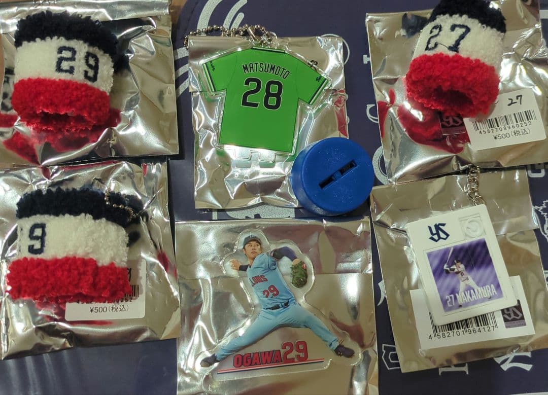 ヤクルトスワローズ 応援グッズセット（選手名・背番号付き） まとめ売り2