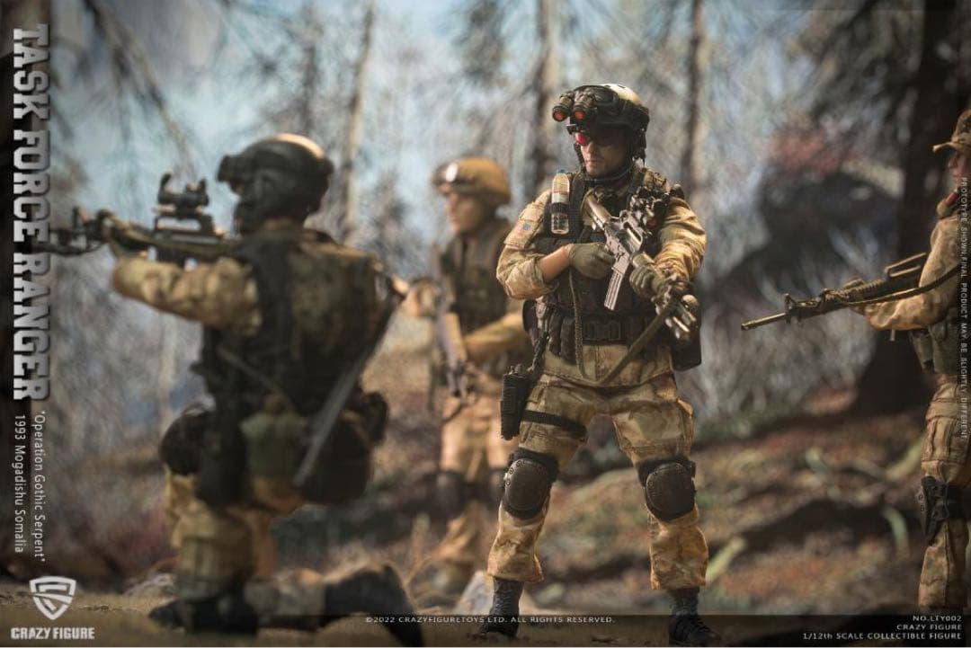 ミリタリー US Military75th Delta Special Force 1/12