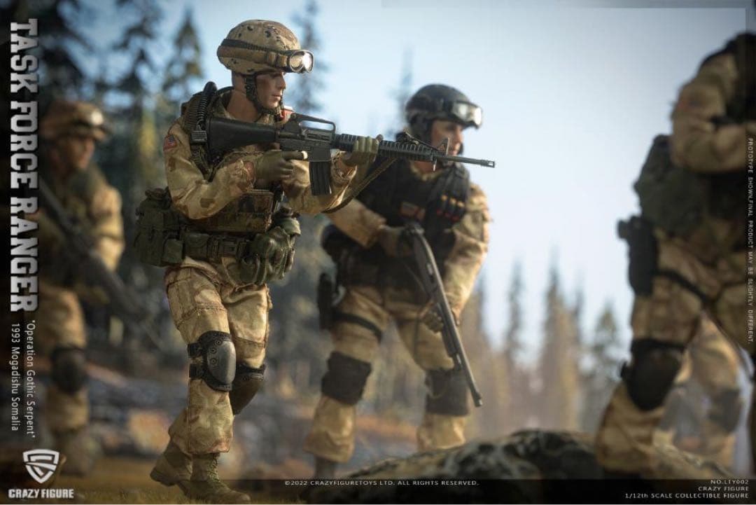 ミリタリー US Military75th Delta Special Force 1/12