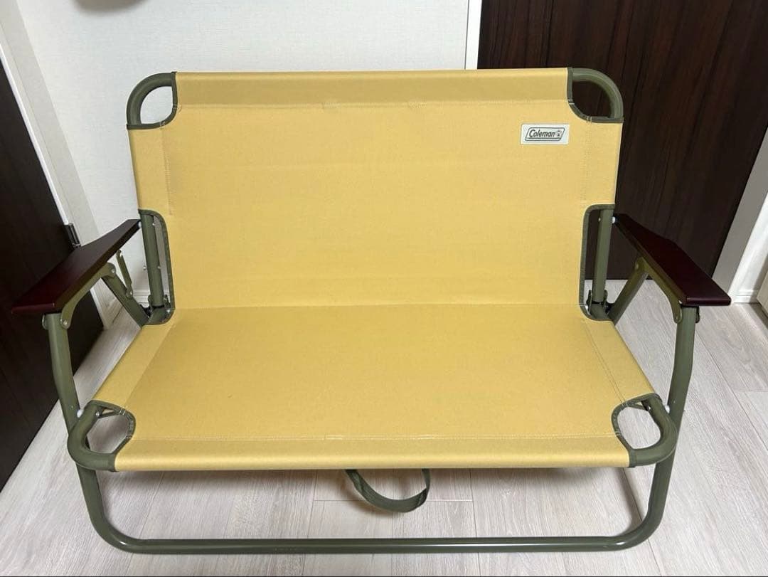 【値引】Colemanファイアーサイドフォールディングベンチ（コヨーテブラウン）