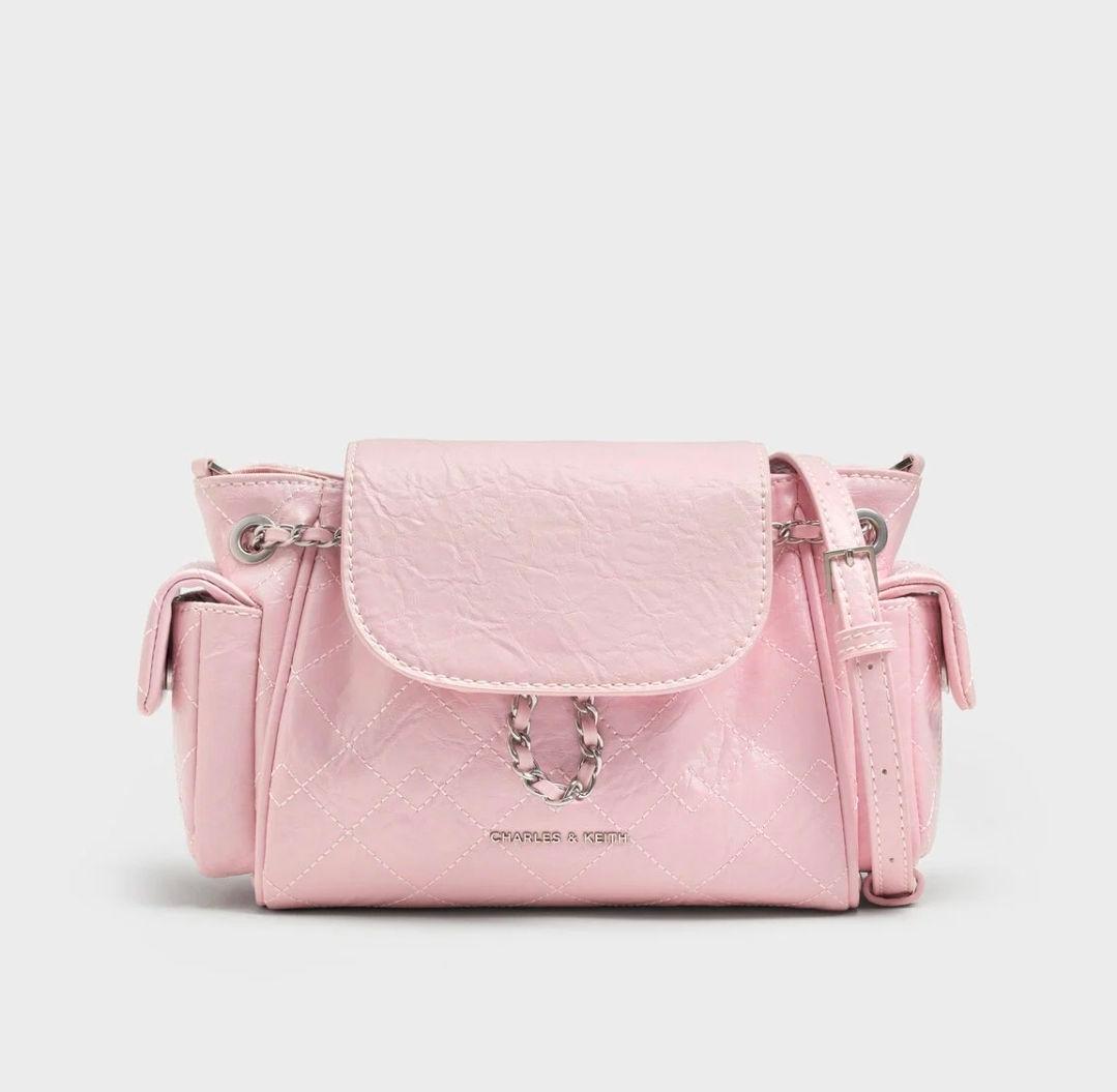 〈新品〉ドゥオ ツーウェイフロントフラップバックパック - コットンキャンディ