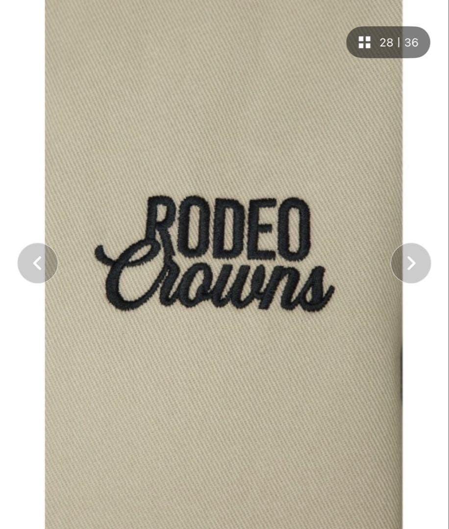 [新品]RODEO CROWNS WIDE BOWL ワークフーディーブルゾン