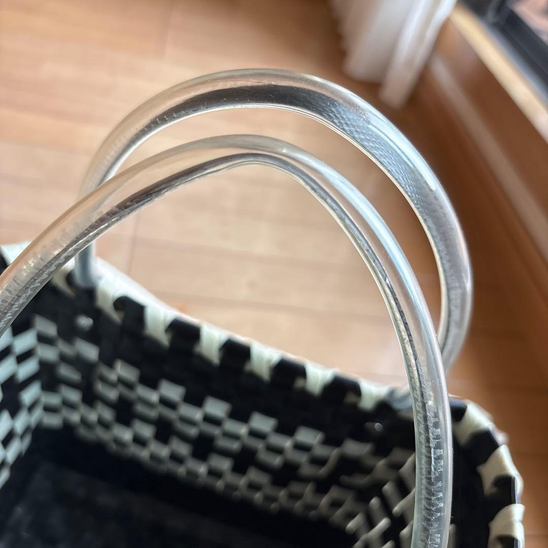 MARNI 「マルニ マーケット」ステンシルかごバッグ