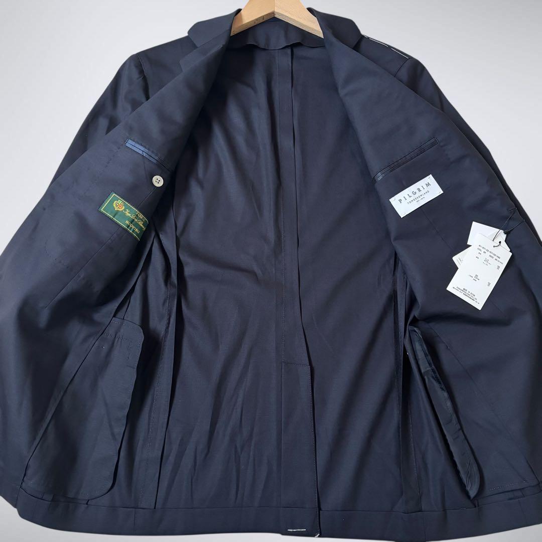 【新品タグ付】定価8.8万 ロロピアーナ トゥモローランド ピルグリム 46 紺