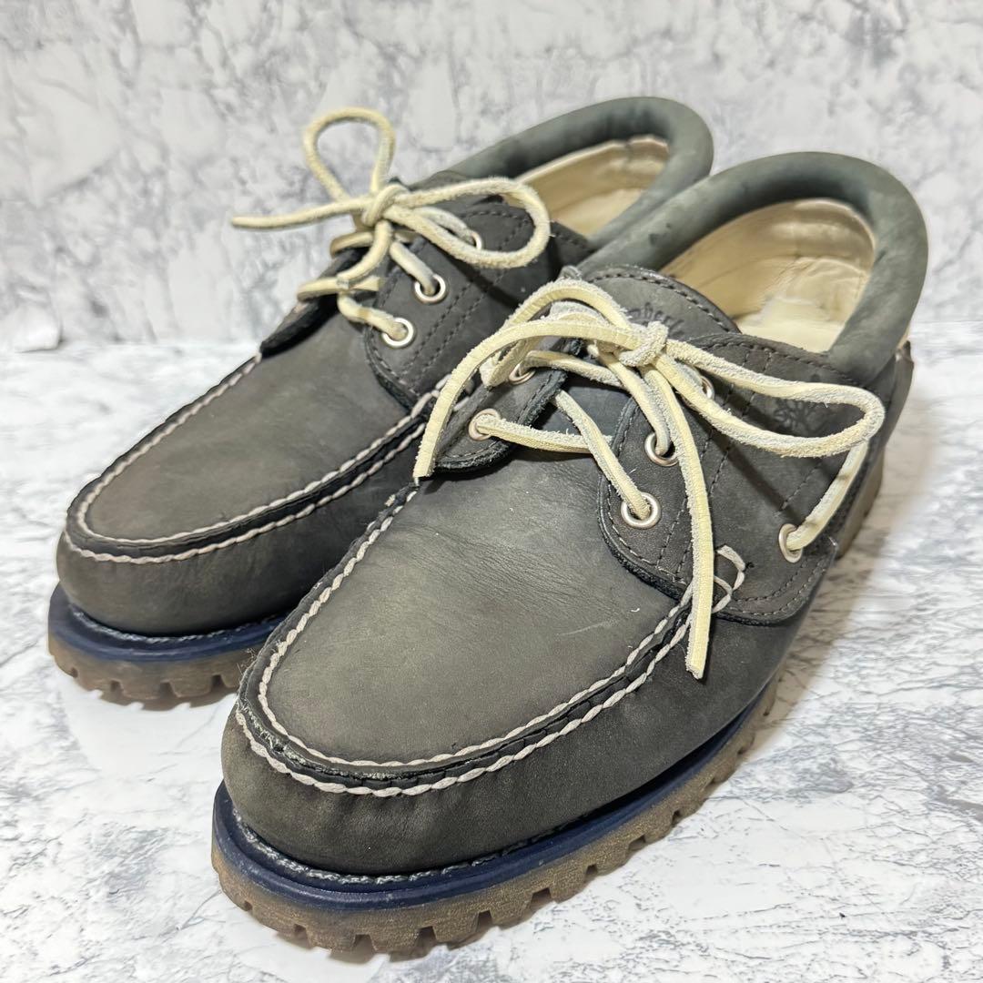 【美品】Timberland ティンバーランド 3eye デッキシューズ27cm