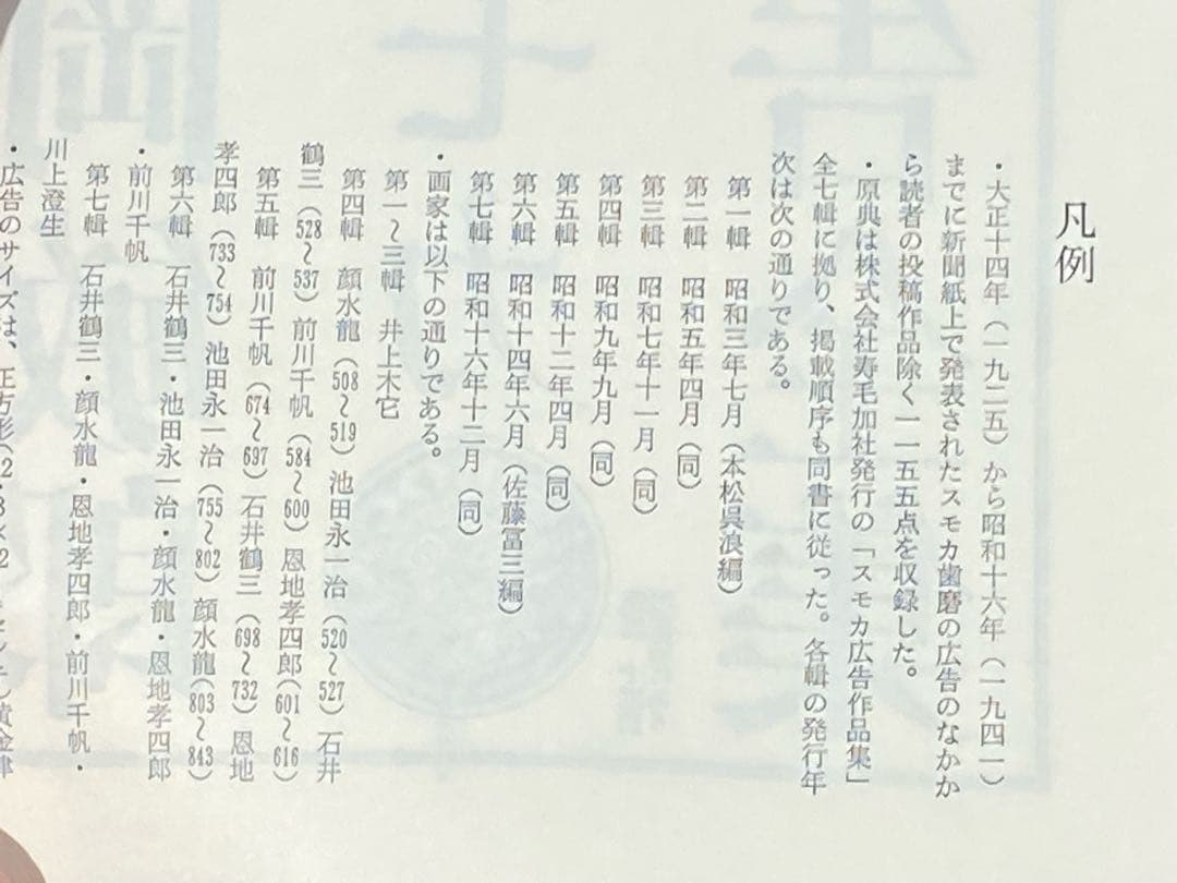 片岡敏朗 スモカ広告全集