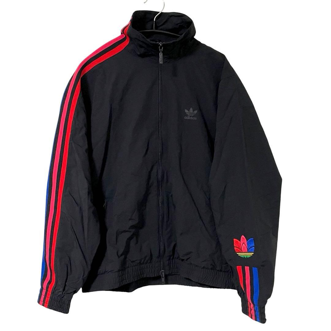 美品 アディダス アディカラー3Dトレフォイル ジャージ上下 セットアップ MS