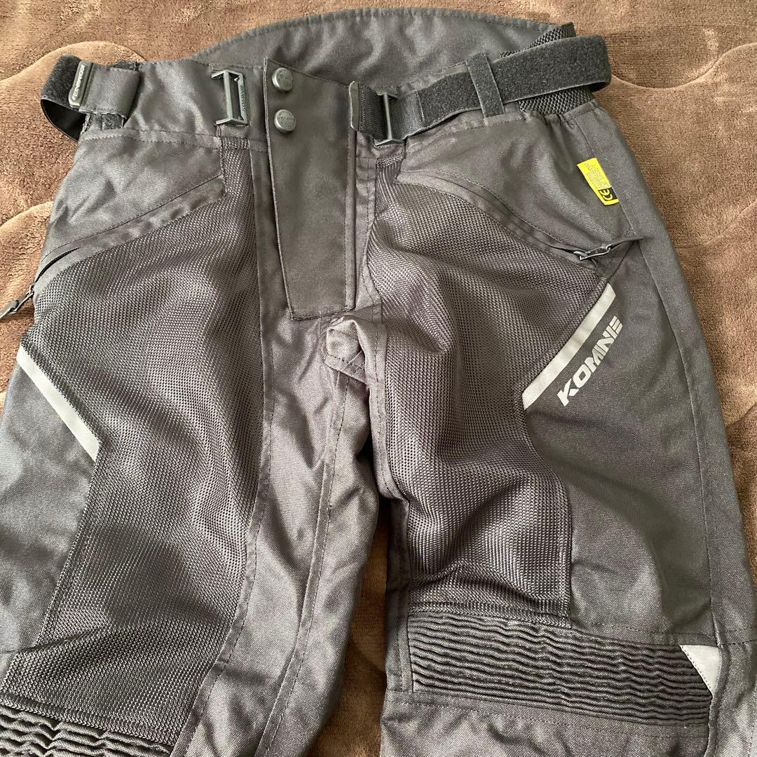 KOMINE バイクパンツ ブラック