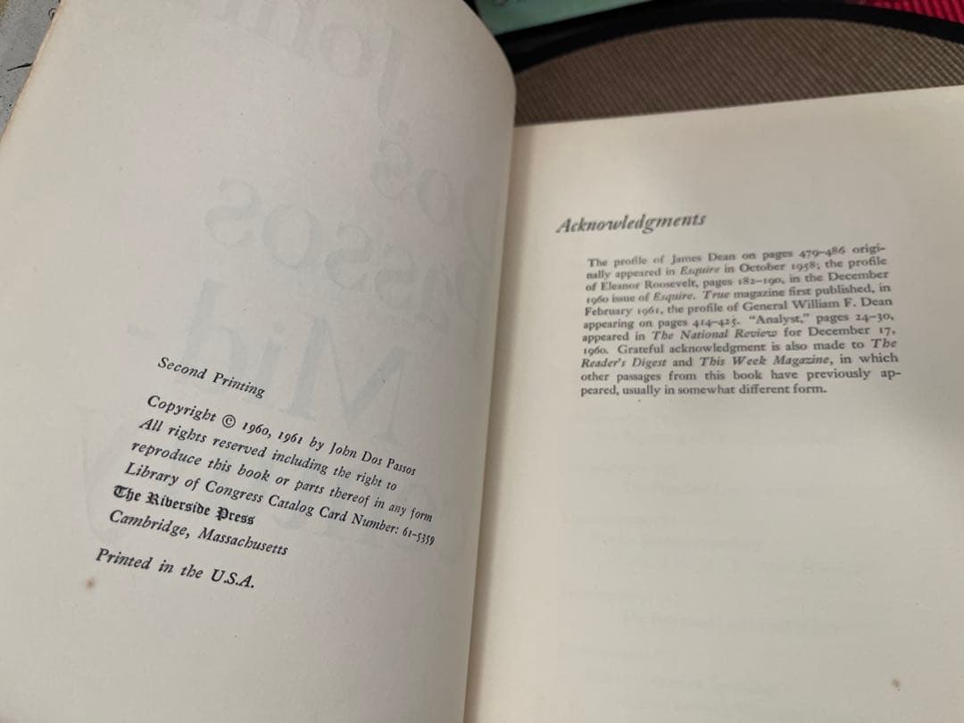 希少　Dos Passos Mid-century