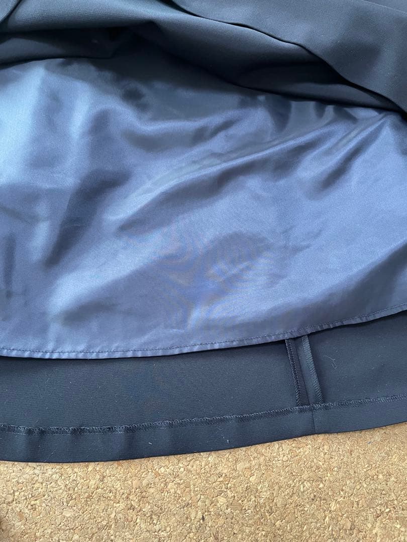 【23区】美品☆ネイビー フォーマルワンピース フレア Aライン ロング 行事