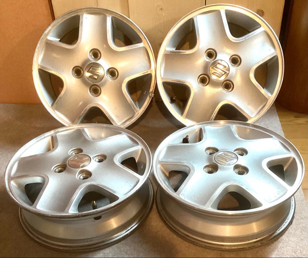 スズキ 純正 4.0J 13インチ +45 4H 100 ホイール4本 セット