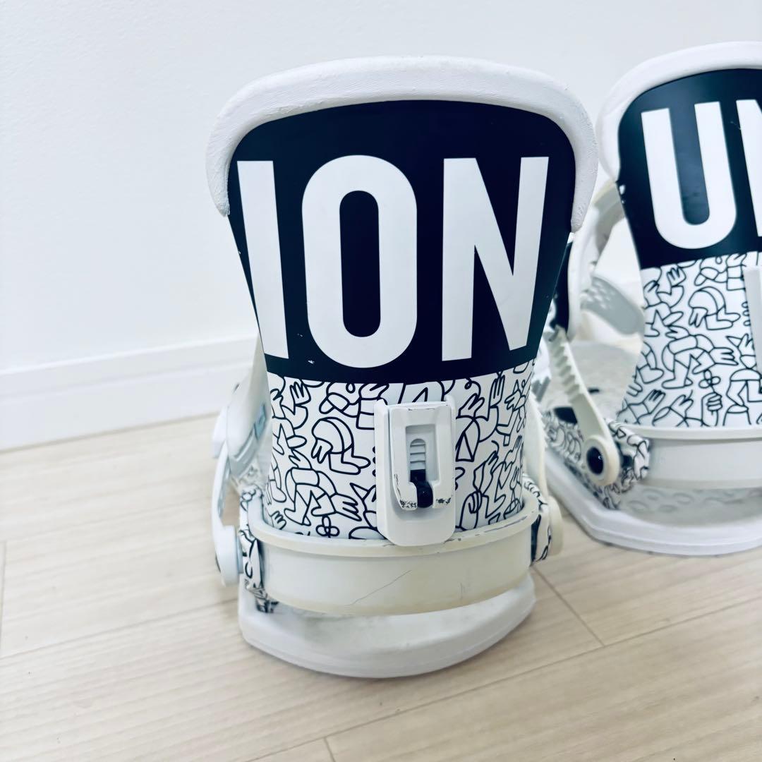 UNION MILAN サイズM スノーボードビンディング ホワイト　レディース