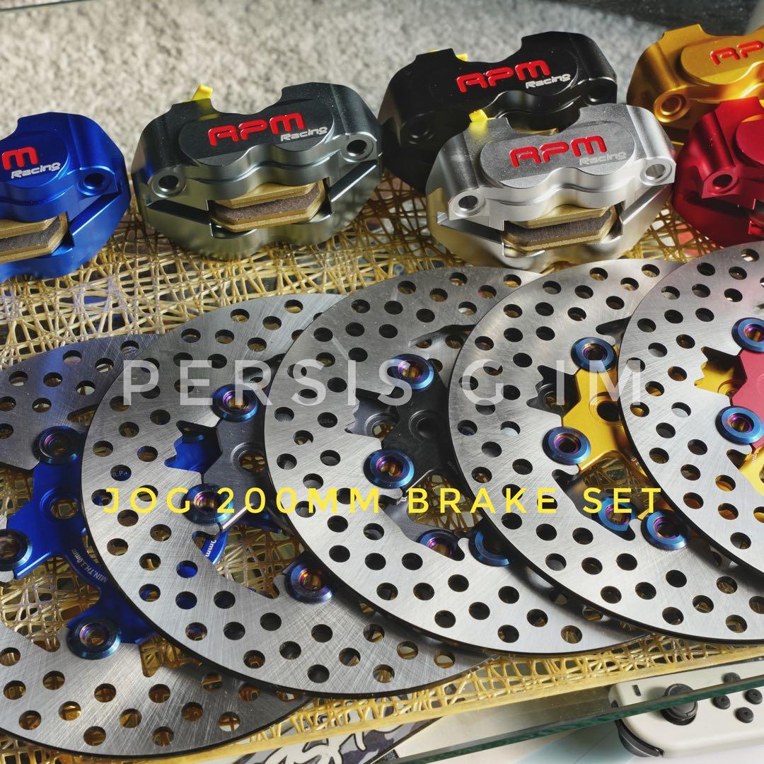 ヤマハ ジョグ系 200mmビッグキャリパーキット ラジアル　ロンホイ カスタム