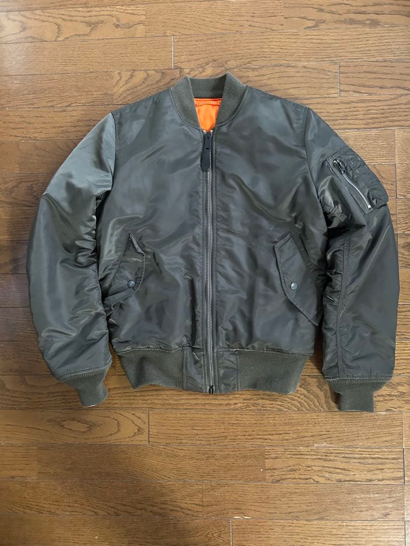 ALPHA INDUSTRIES MA-1 20004-476 Mサイズ カーキ