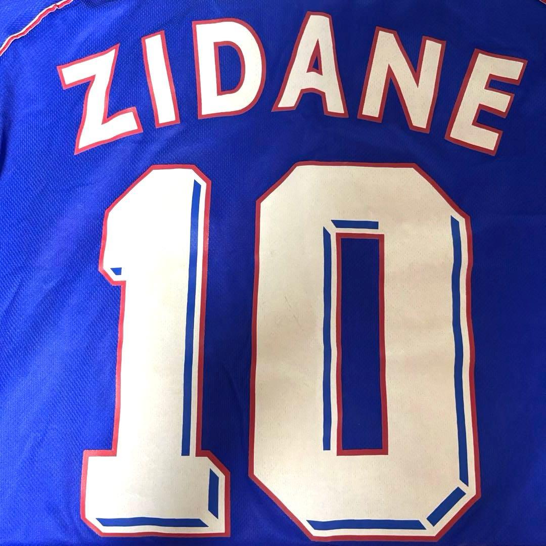 【希少】98年 UK製 adidas フランス ジダン ユニフォーム XL