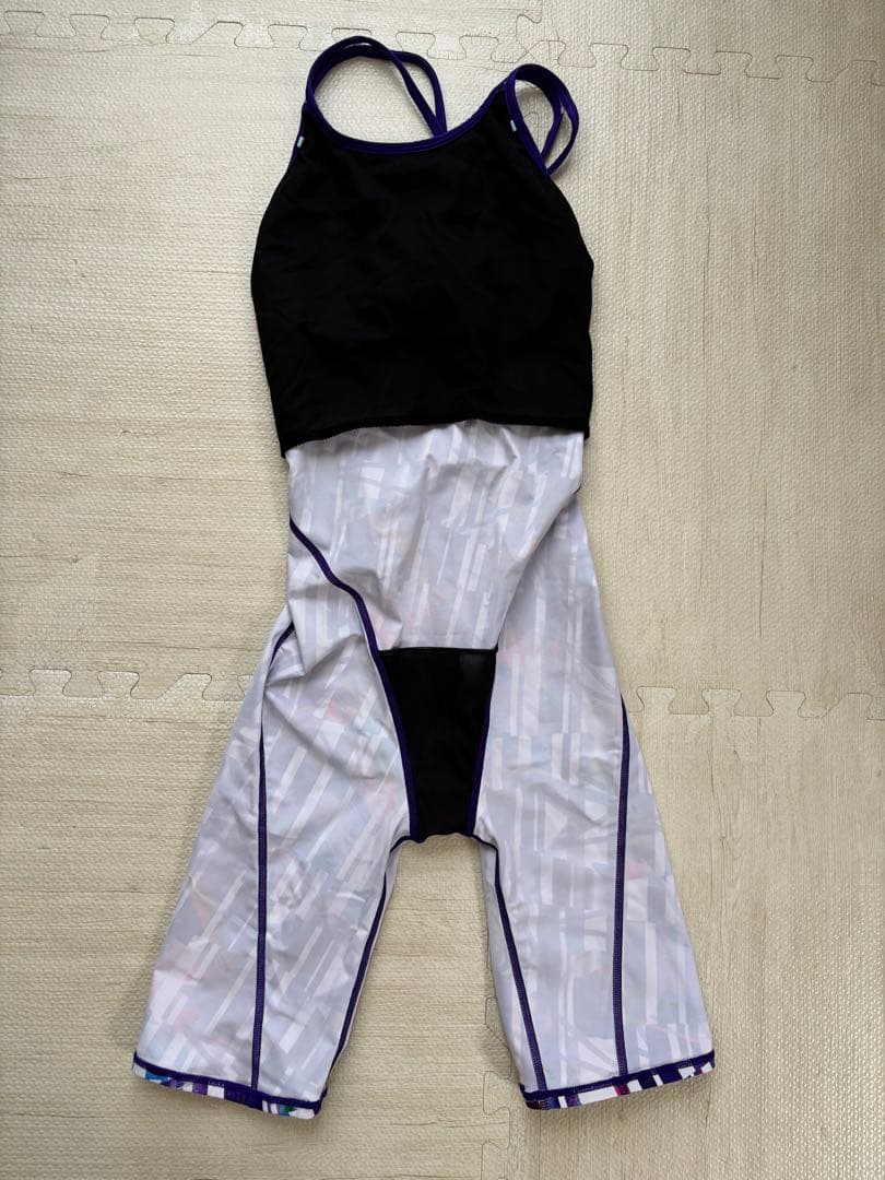 【新品未使用】ミズノ AYA TERAKAWA 競技用水着 紫色