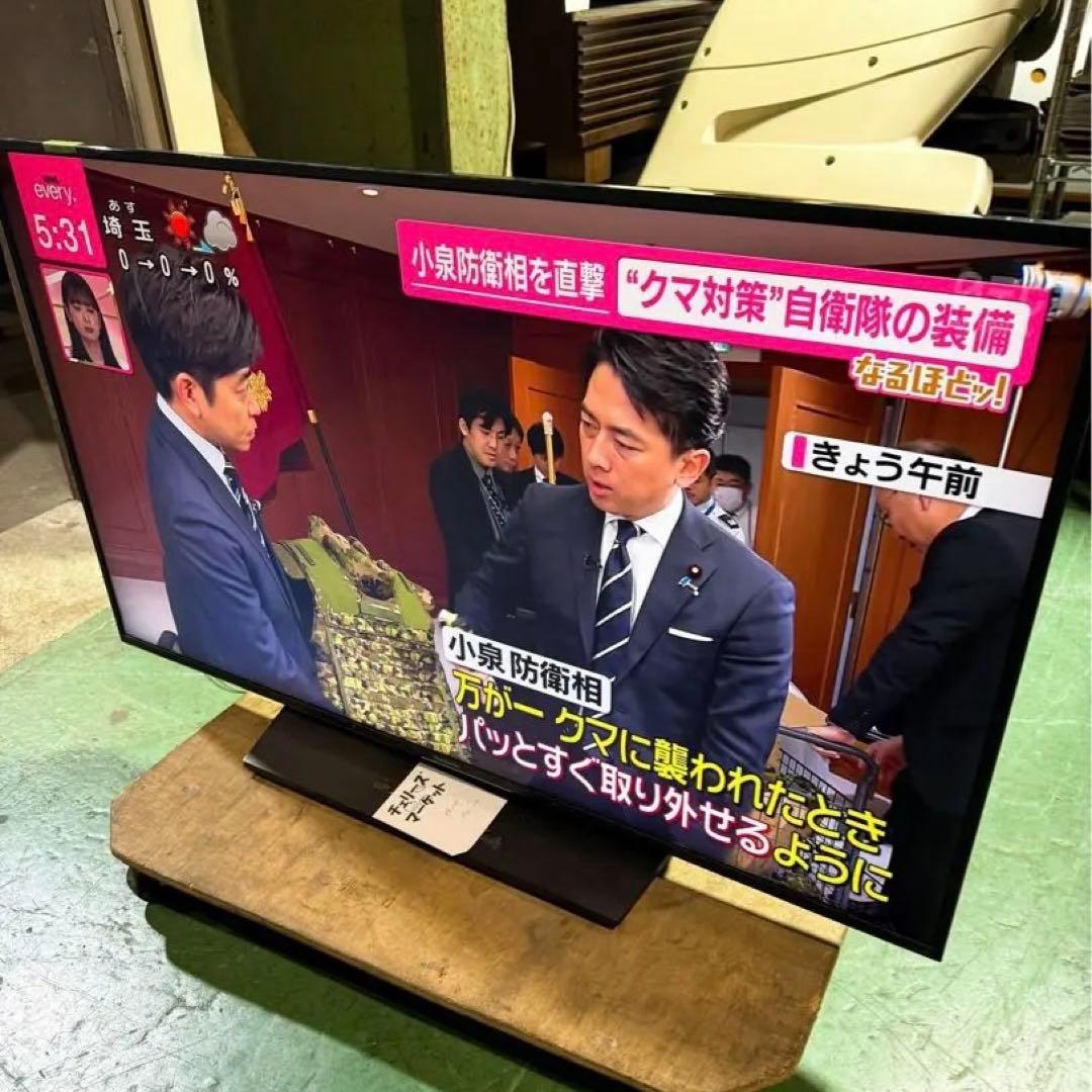 一部エリア送料取り付け無料✨　パナソニック 49V型 4K 液晶テレビ