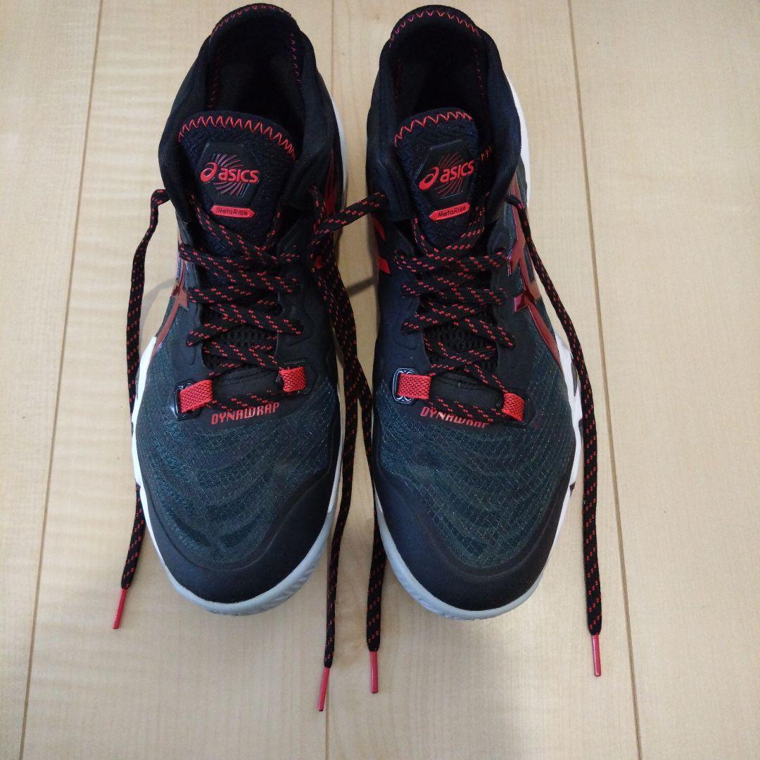 asics バレーボールシューズ RISE ブラック/レッド