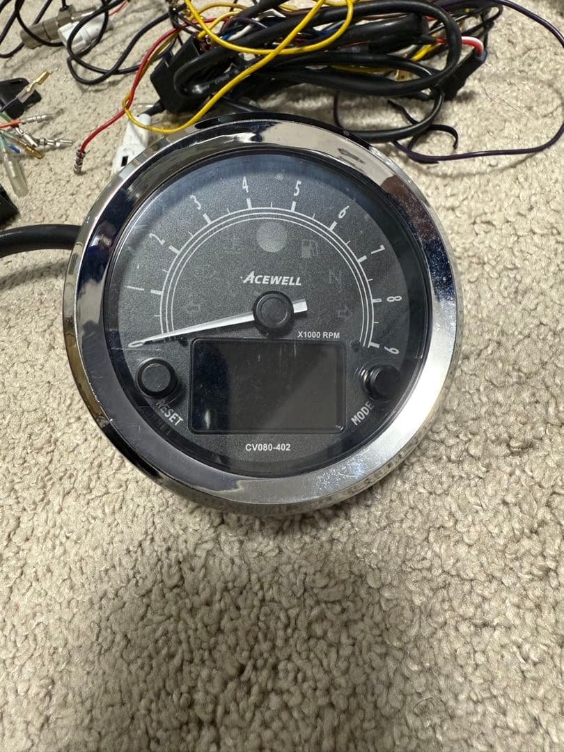 ACEWELL エースウェル 多機能デジタルスピードメーター タコメーター