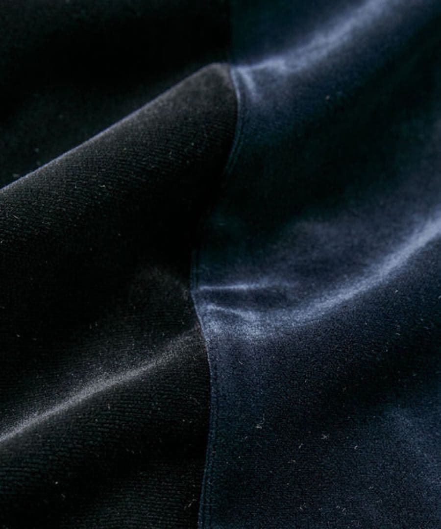 adam et rope ルーズシルエット ベロア トラックジャケット