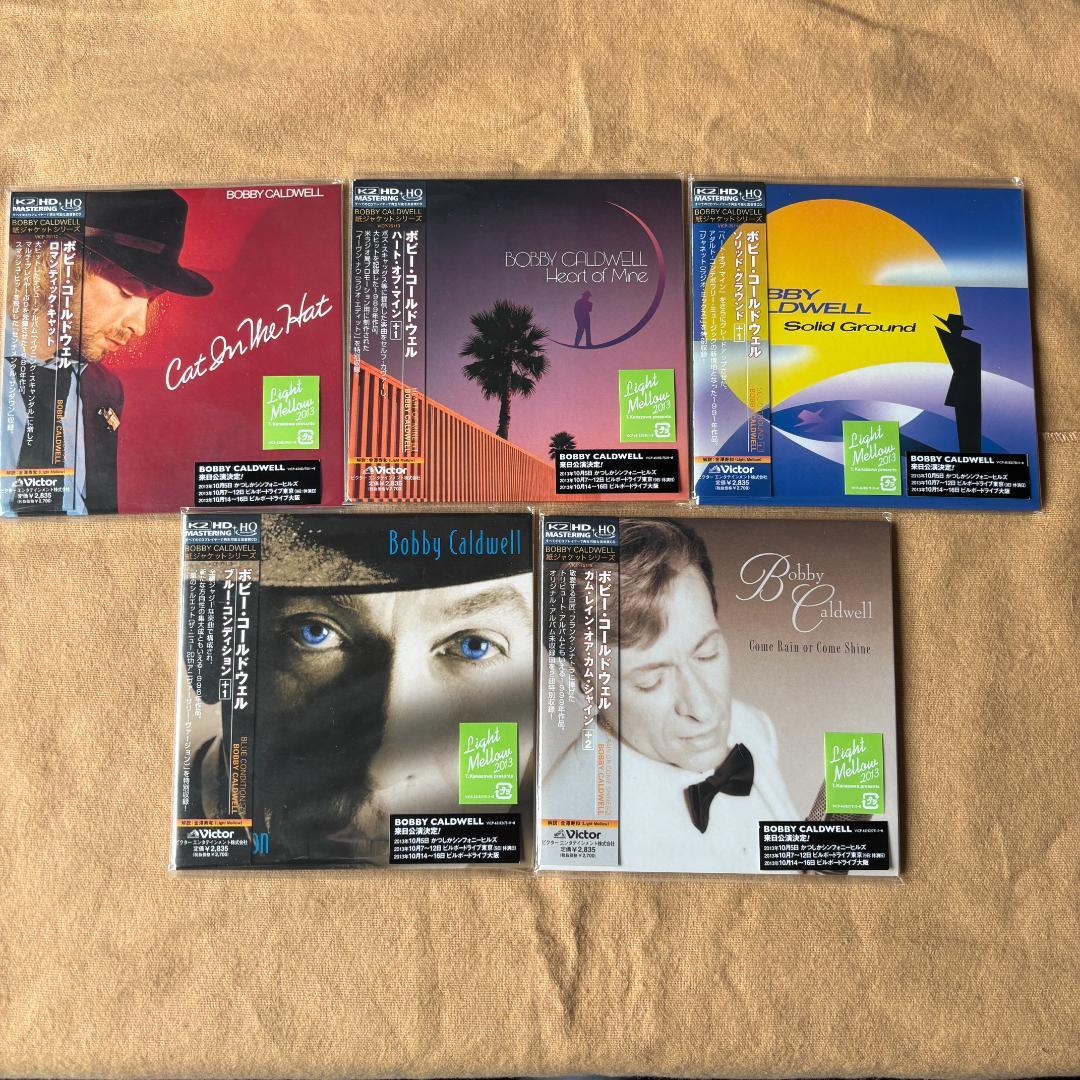 (紙ジャケ・新品見本盤) ボビー・コールドウェル 5作品 (2013年発売)