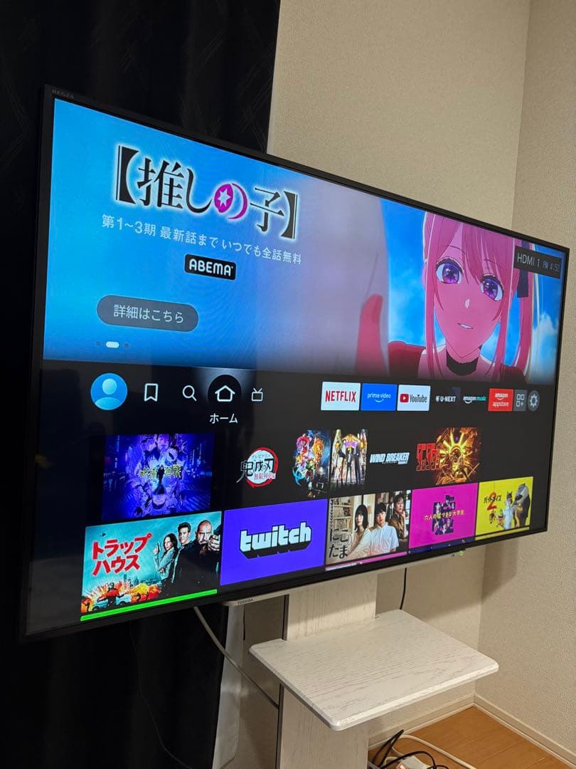 液晶テレビ TOSHIBA REGZA 55J10 55インチ