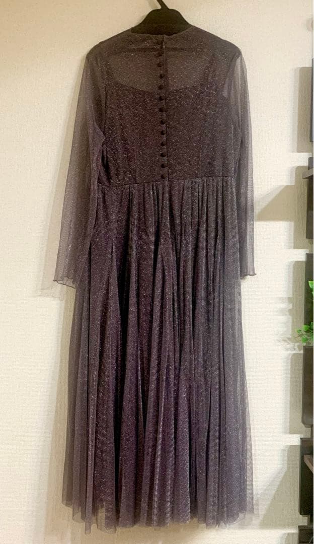 RUIRUE BOUTIQUE ラメチュールメロウワンピース