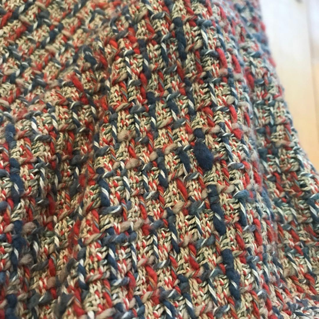 45R ミックスツイードノーカラージャケット