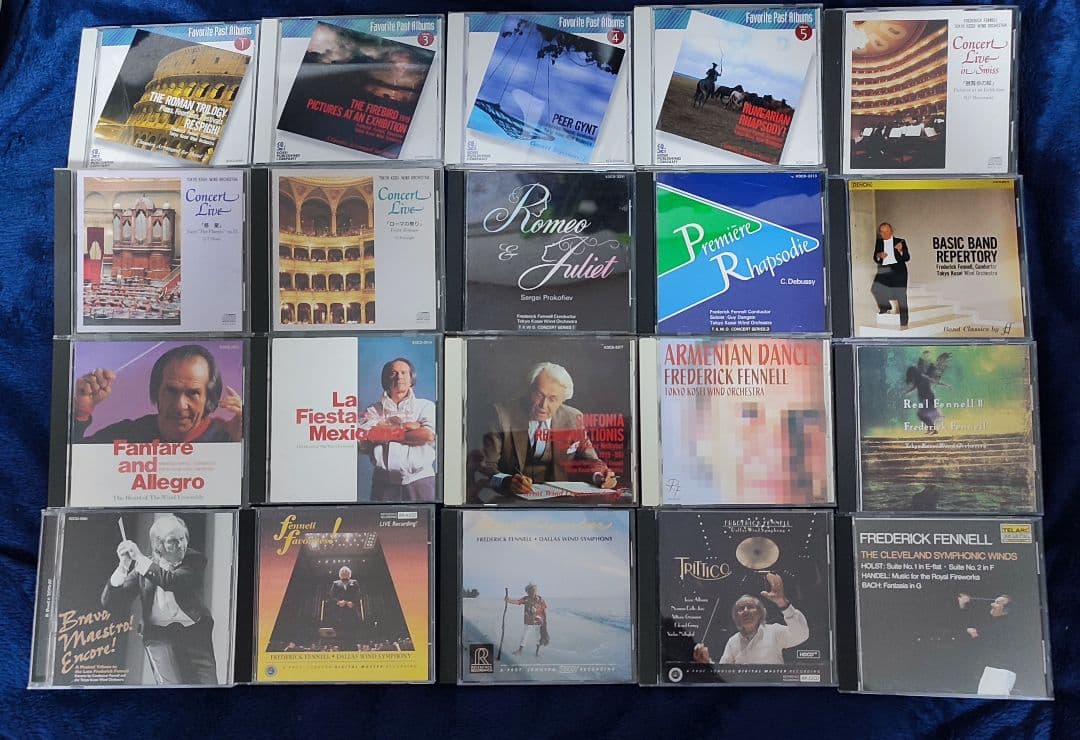 吹奏楽CD 20タイトルセット フレデリック・フェネル　東京佼成　ダラス
