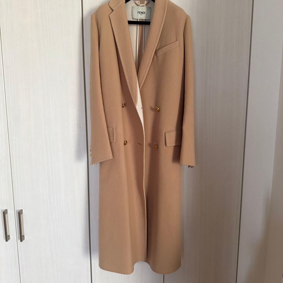 FENDI ベージュ ロングコート