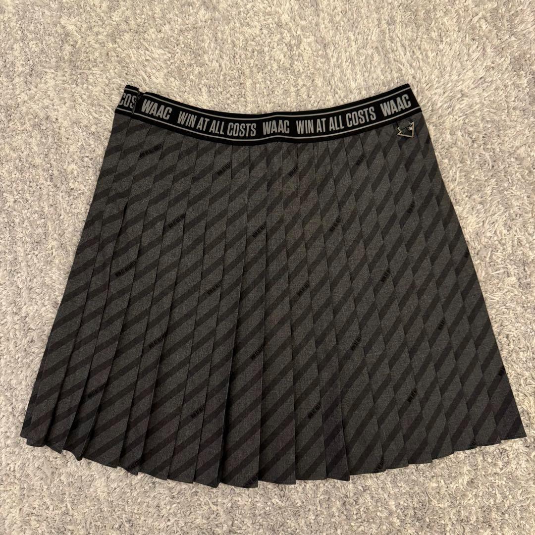 WAAC ワック プリーツ スカート パンツ Lサイズ グレー ゴルフ 新品