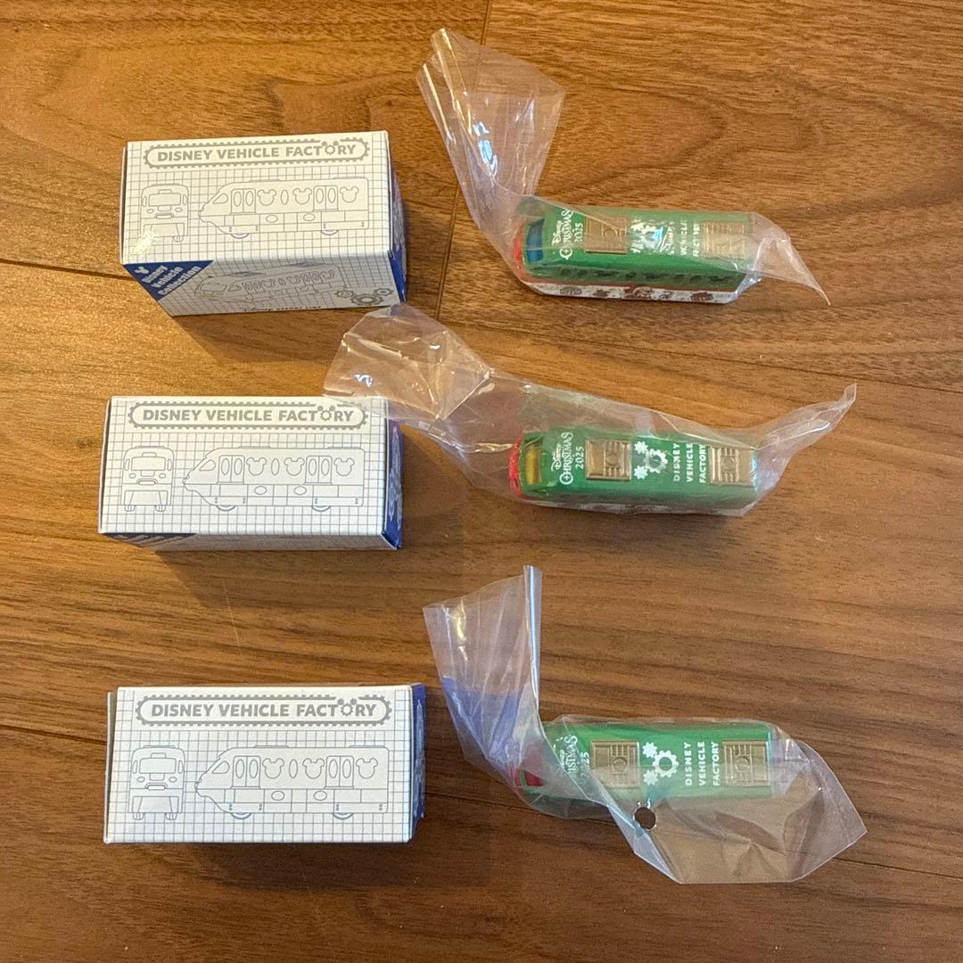 ディズニー クリスマス 2025 ビークルファクトリー 全3種 コンプ トミカ