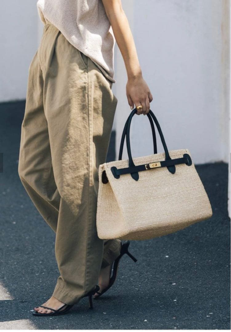 COTTO/ABACAカゴバッグ