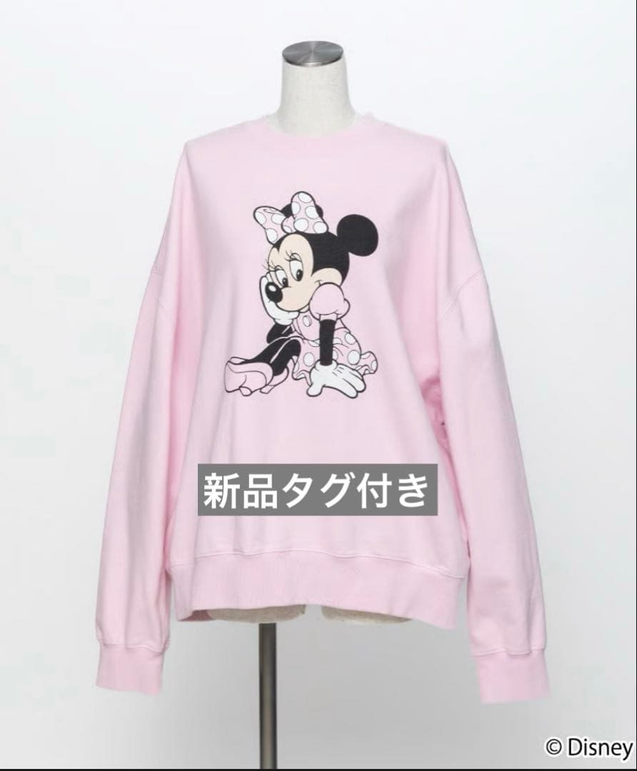 新品タグ付き　wcj ディズニー　ミニー　スウェット　ピンク